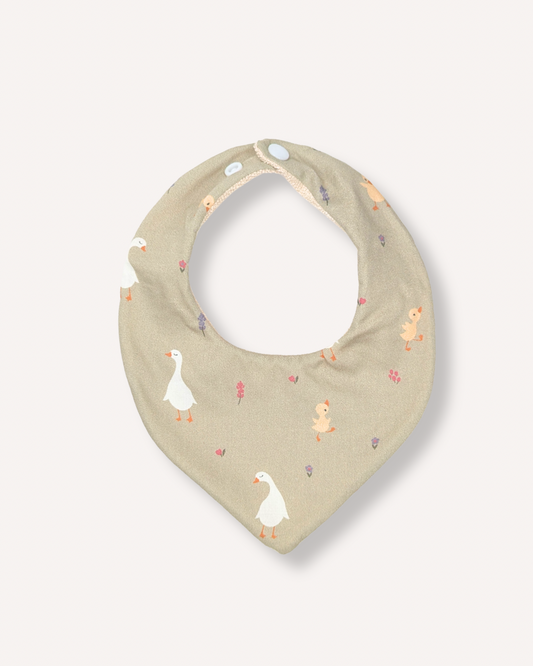 Babero bambú Patitos