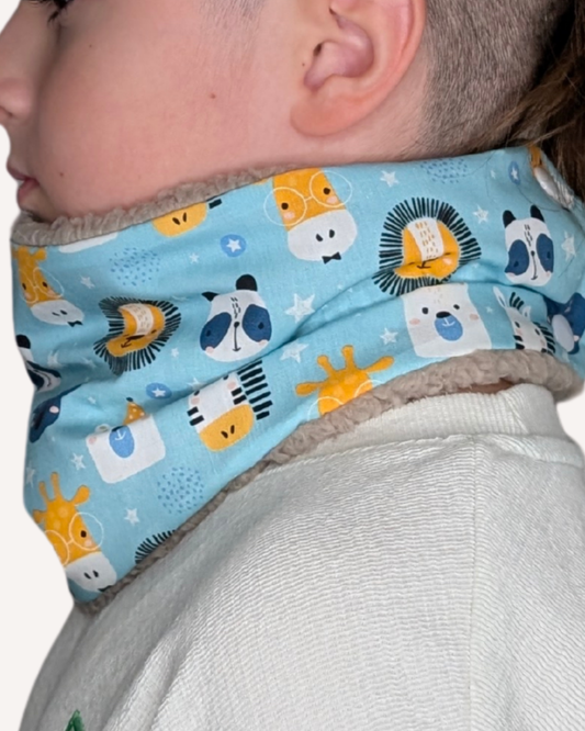 Cuello botones animales fiesta