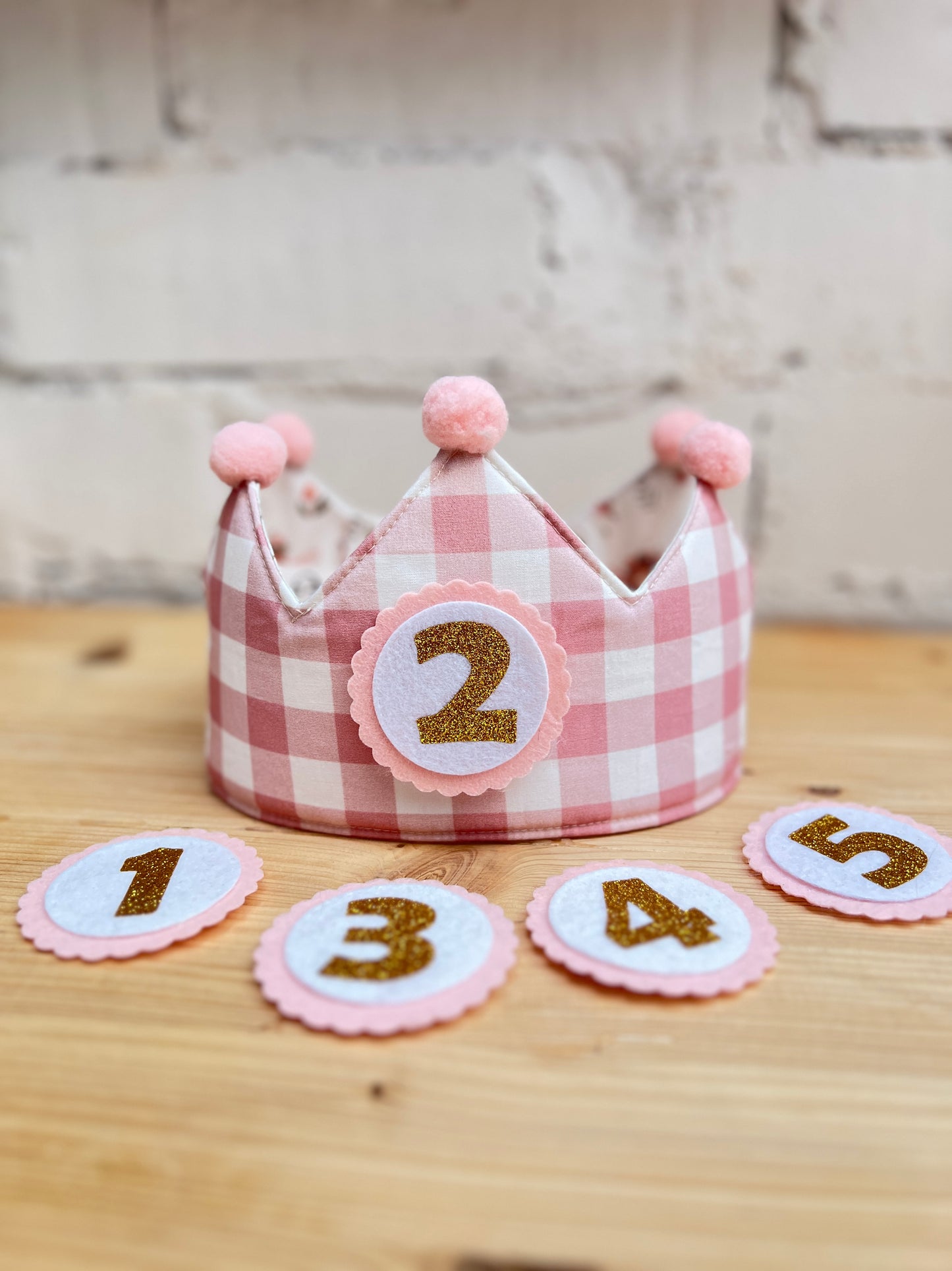 Corona cumpleaños reversible hadas