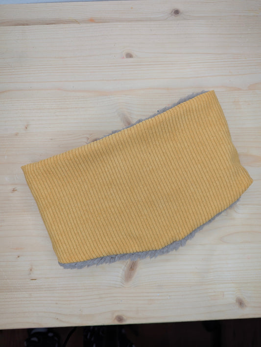 Cuello botones mostaza ADULTO