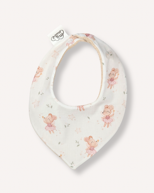 Babero bambú Ratoncitas